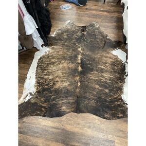 Ringo The Brazilian Beauty! Veg Tanned Ethically Sources‎ Genuine Cowhide Rug!
